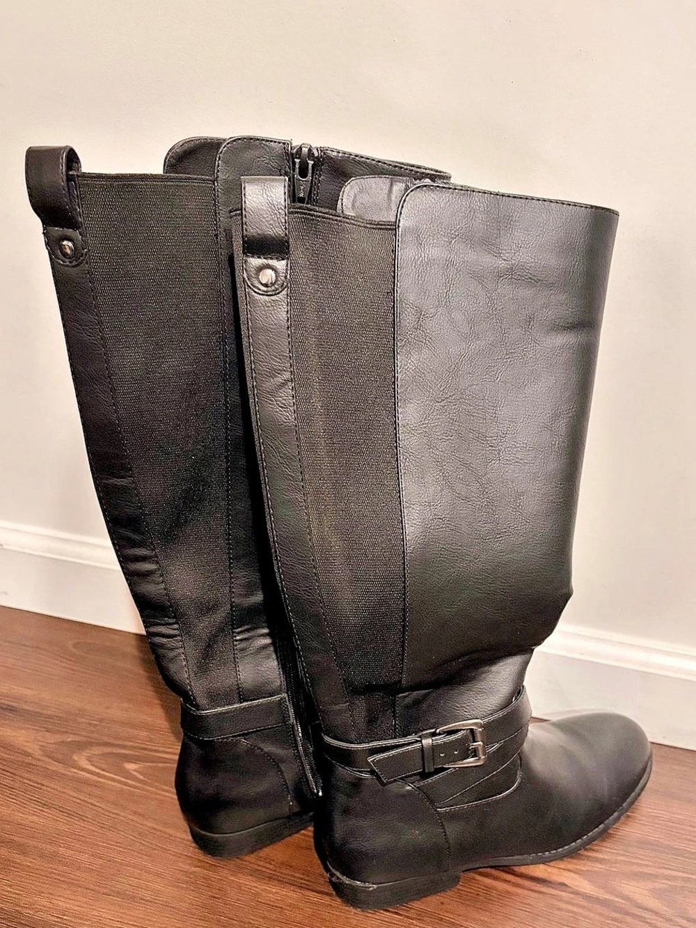 A New Day Over-the-Knee Flat Boots in Black